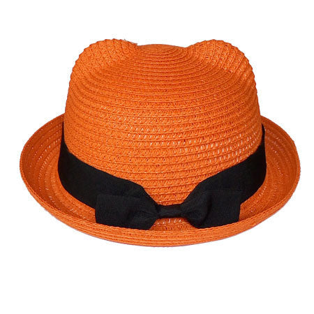 Kids Straw Hats Fedora Hat Children Beach Sun Baby Ear Vintage Baby Boy And Girl Wide Brim Floppy Panama - CelebritystyleFashion.com.au online clothing shop australia