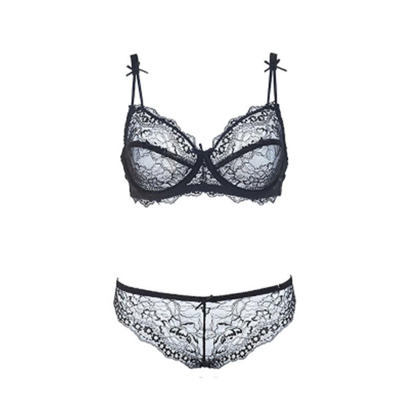 Varsbaby Underwear Women Bra Set Lace Bra Lace Push Up Lingerie Set