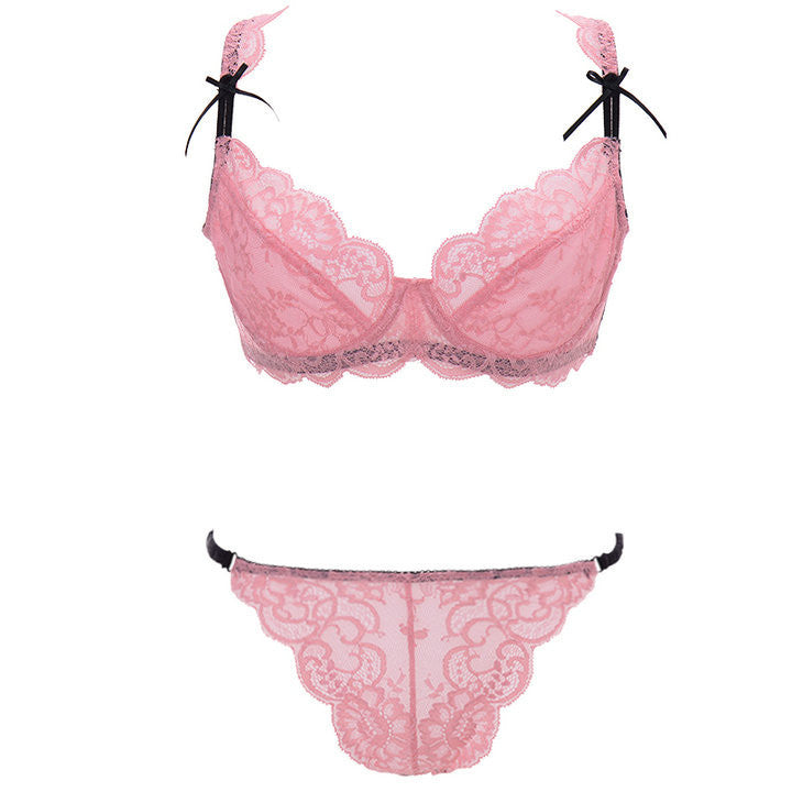 Online discount shop Australia - NEW ABCD France brand sexy lace bra & brief sets push up bra set for women underwear set brassiere transparent bralette