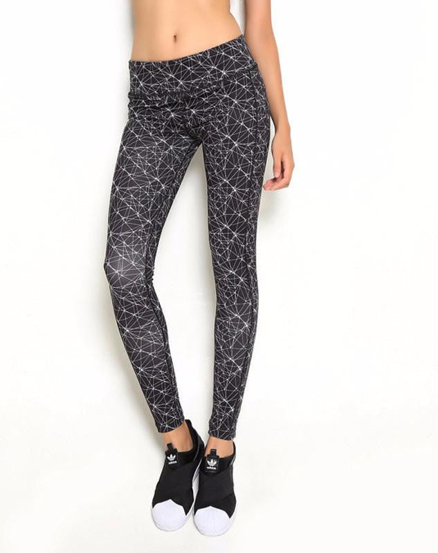 Women Push-up Sporting Leggings Print Fashion Patchwork Elastic Skinny Fitness Leggings Sporting Clothing For Women
