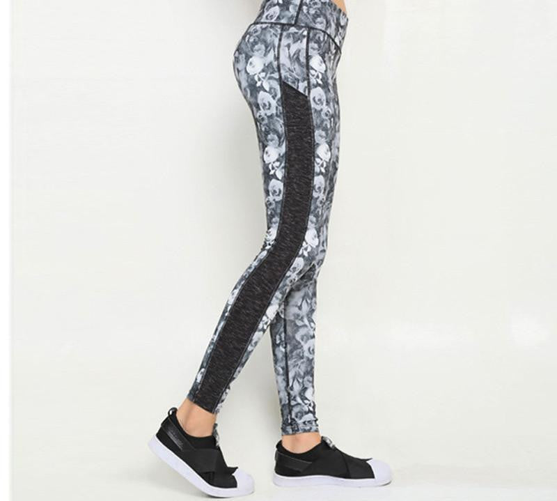 Women Push-up Sporting Leggings Print Fashion Patchwork Elastic Skinny Fitness Leggings Sporting Clothing For Women