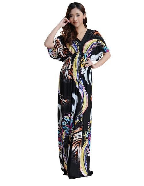Women Summer Boho dress Femme Beach Dress Plus Size 6XL Bohemian Maxi Dress