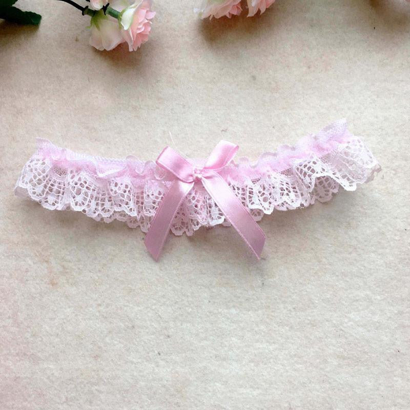 Women Girl Lace Floral Bowknot Bowknot Wedding Party Bridal Lingerie Cos Leg Garter Belt Suspender