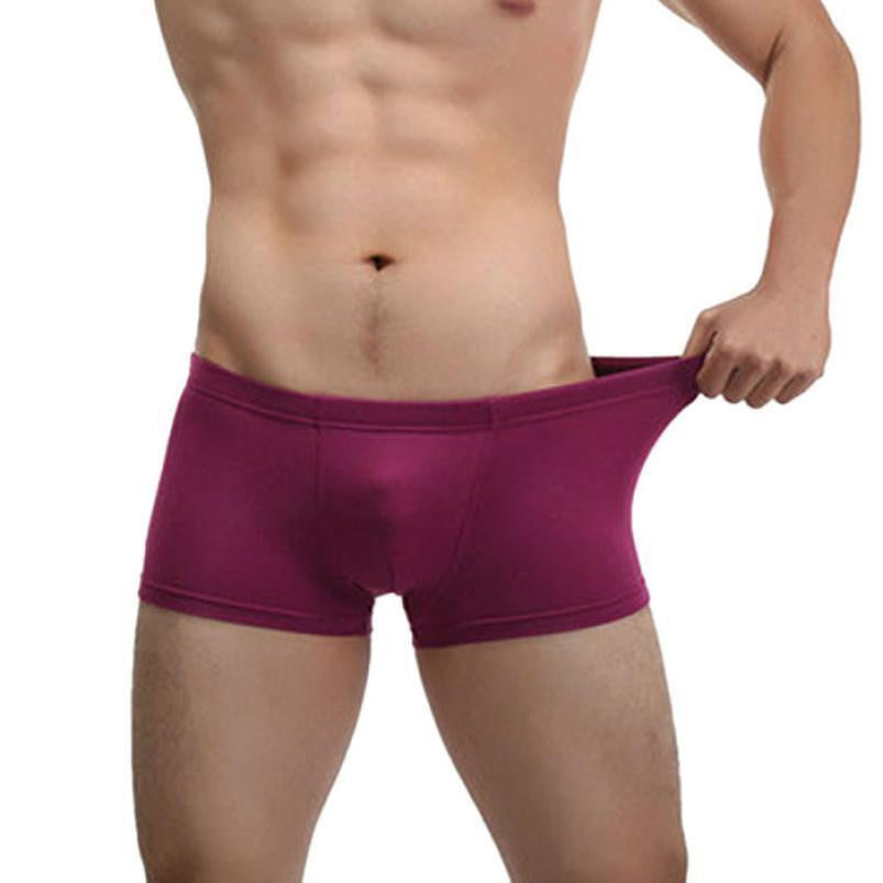 Underwear Men panties Men's Boxer Shorts Bulge Pouch Soft Underpants Slip Homme Calzoncillos