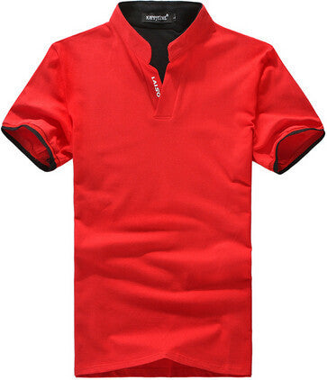 Brand Solid Men's polo shirt Casual Men Short-sleeve Camisa Polo Slim Fit Men Shirt Size M-3XL