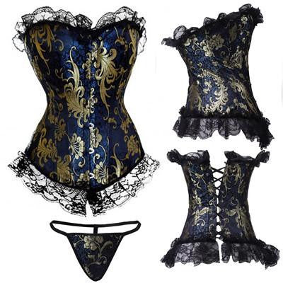 X Women steampunk clothing gothic Plus Size Corsets Lace Up boned Bustier Waist Cincher Body shaper corselet S-6XL