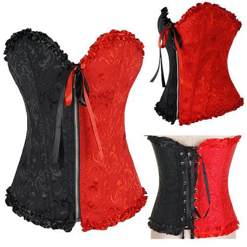 X Women steampunk clothing gothic Plus Size Corsets Lace Up boned Bustier Waist Cincher Body shaper corselet S-6XL