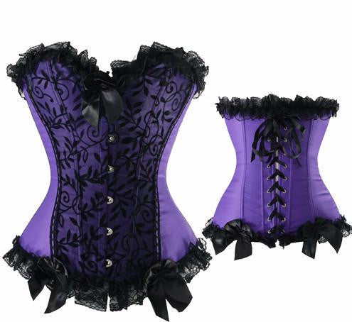 X Women steampunk clothing gothic Plus Size Corsets Lace Up boned Bustier Waist Cincher Body shaper corselet S-6XL