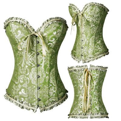 X Women steampunk clothing gothic Plus Size Corsets Lace Up boned Bustier Waist Cincher Body shaper corselet S-6XL