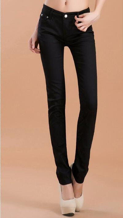 Online discount shop Australia - high waist jeans women fashion style Casual Candy Color Pencil Legging Skinny Pants Trousers jeans for Women hot new