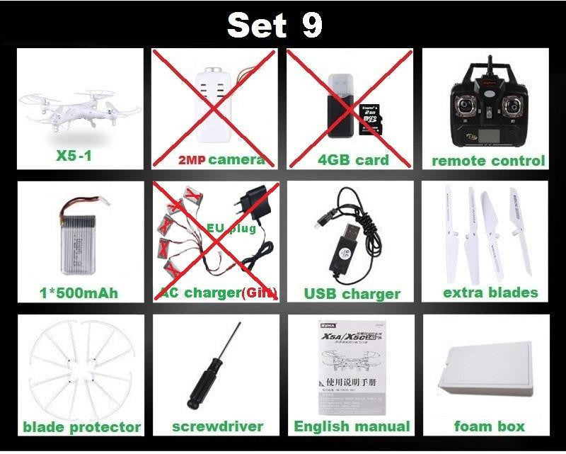 SYMA X5C-1 (Upgrade Version SYMA X5C) RC Drone 6-Axis Remote Control Helicopter Quadcopter With 2MP HD Camera or X5 No Camera