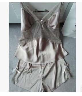 Women's Bride Lingerie Lace-side Babydoll White Pajamas Pyjamas Vintage Nightgown Miniskirt