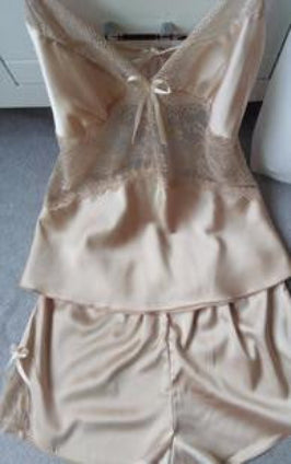 Women's Bride Lingerie Lace-side Babydoll White Pajamas Pyjamas Vintage Nightgown Miniskirt