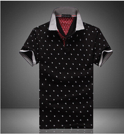 New Brands Mens Printed POLO Shirts Brands 100% Cotton Short Sleeve Camisas Polo Stand Collar Male Polo Shirt M-3XL.EDA234 - CelebritystyleFashion.com.au online clothing shop australia