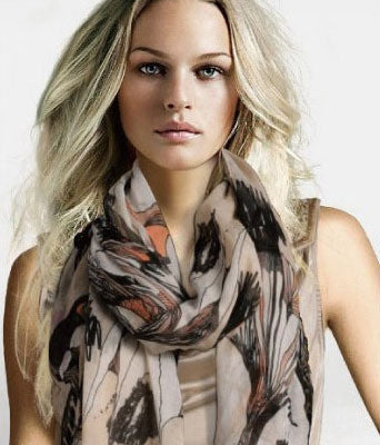 Online discount shop Australia - 160*70cm High quality Blue and White Porcelain Style Thin Section the Silk Floss Women Scarf Shawl