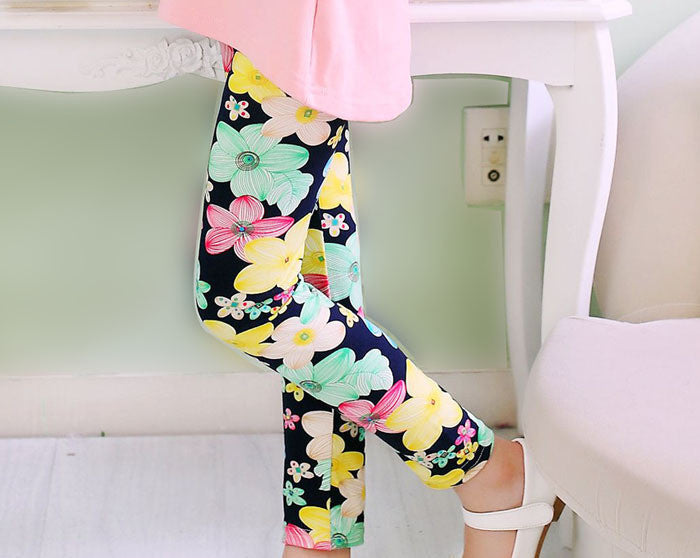 girl pants printing Flower girls leggings Toddler Classic Leggings 2-14Ybaby girls leggings kids leggings - CelebritystyleFashion.com.au online clothing shop australia