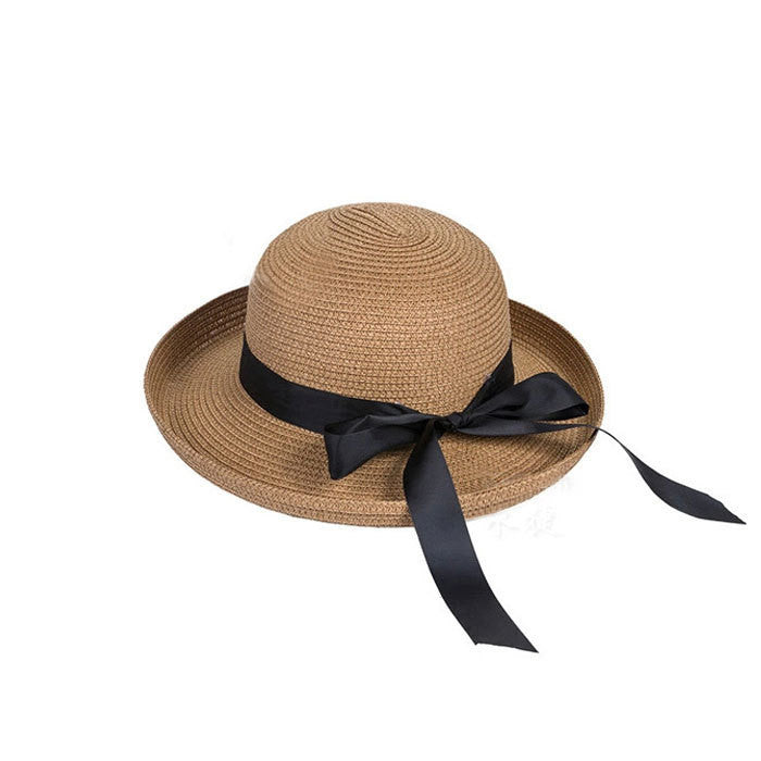 New Fashion Summer Casual Women Ladies Wide Brim Beach Sun Hat Elegant Straw Floppy Bohemia Cap For Women Dating Cheap Z1 - CelebritystyleFashion.com.au online clothing shop australia