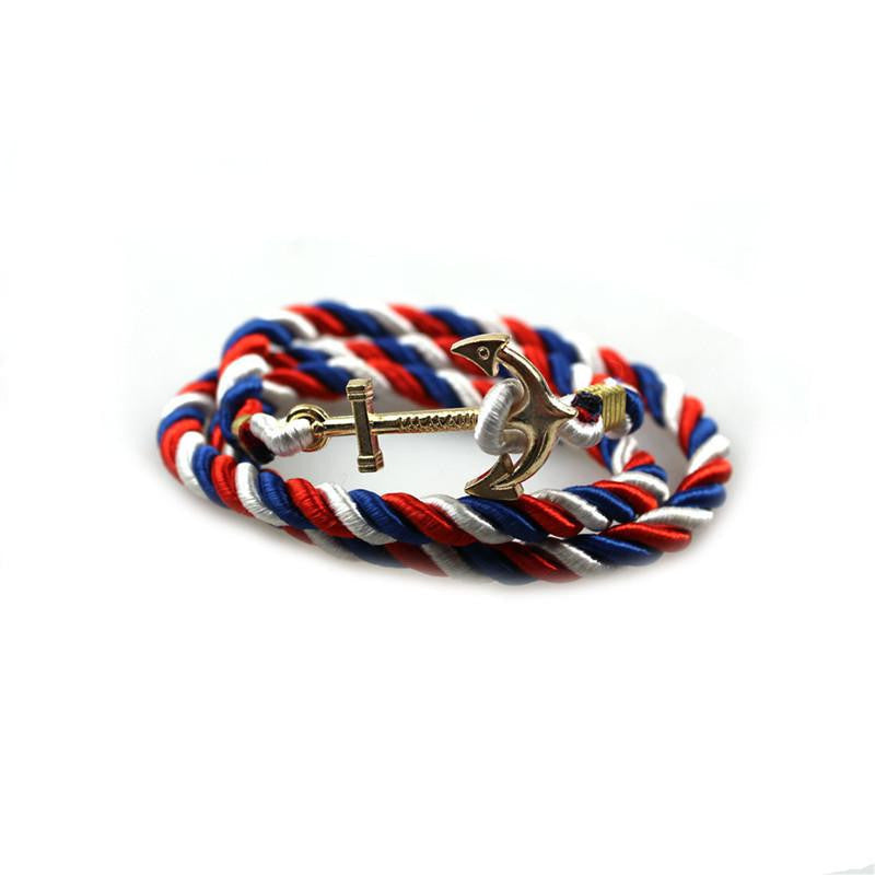 Vintage Anchor Bracelet Men Women Trendy Rope Bracelet Fashion Accessories Fine Jewelry