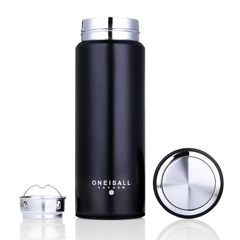 Online discount shop Australia - 450ML Thermos Cup 304 Stainless Steel Insulated Mug With Tea Infuser Thermo Mug Coffee Thermo Mugs Male Gift