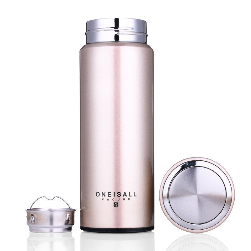 Online discount shop Australia - 450ML Thermos Cup 304 Stainless Steel Insulated Mug With Tea Infuser Thermo Mug Coffee Thermo Mugs Male Gift