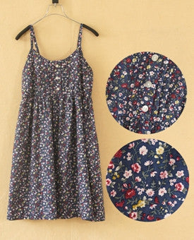 Online discount shop Australia - Fashion Summer O-Neck Sleeveless Print Floral Vestidos Women Mini Sexy Beach Spaghetti Strap Mori Girl Dresses