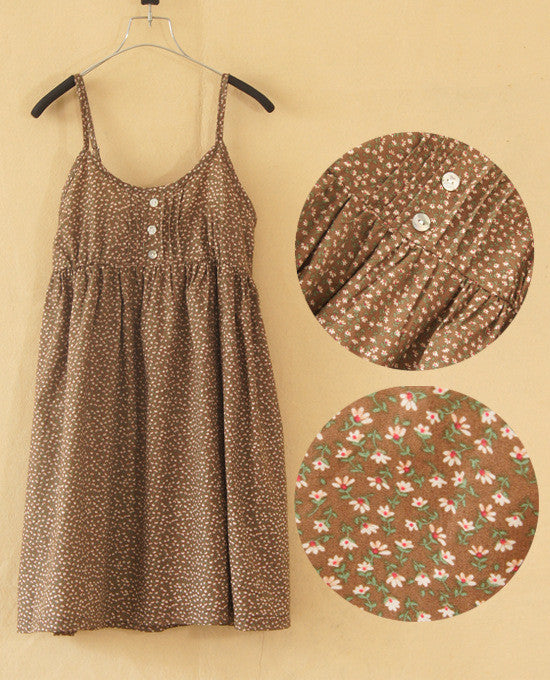 Online discount shop Australia - Fashion Summer O-Neck Sleeveless Print Floral Vestidos Women Mini Sexy Beach Spaghetti Strap Mori Girl Dresses