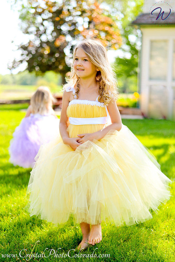 tutu tulle gray baby bridesmaid flower girl wedding dress fluffy ball gown USA birthday evening prom cloth party dress