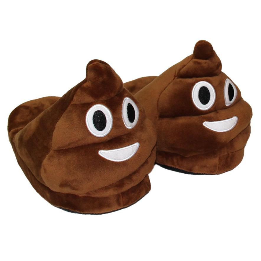 Online discount shop Australia - Emoji Shoes Yellow Cotton Plush Emoji Slippers Creative Funny Home Soft Shoes