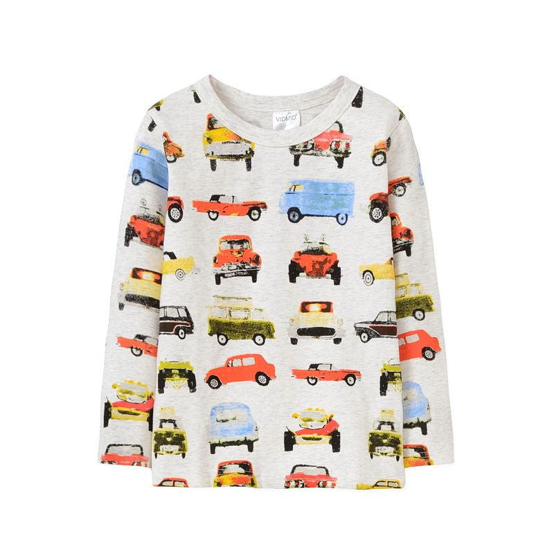 Online discount shop Australia - 1-6Y Boys T-shirt Kids Tees Baby Boy shirts cardigan blouse jacket Children sweater Long Sleeve 100% Cotton lion cars