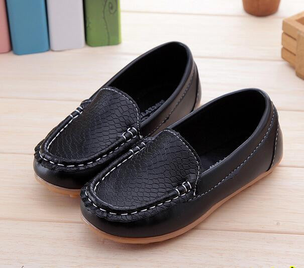 Boys Girls Leather Shoes Baby Moccasins kids Shoes Loafers Sneakers Fashion Children Shoes For soft bottom Boys X189 - CelebritystyleFashion.com.au online clothing shop australia