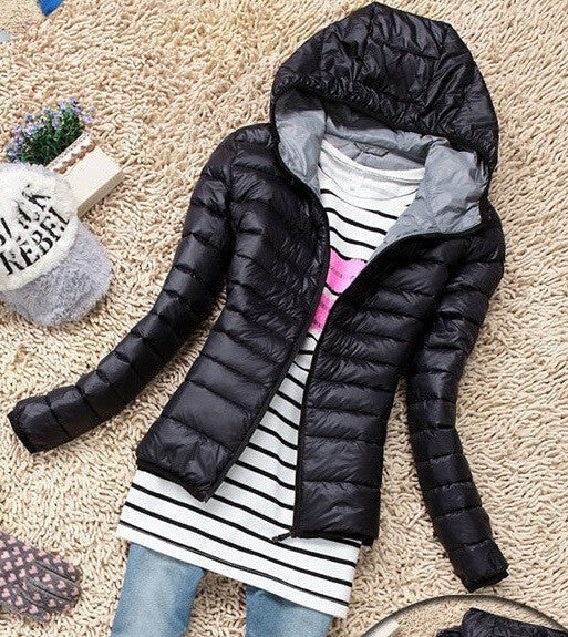 Parkas Female Down Jacket Women Coat Color Overcoat Women Jacket Parka