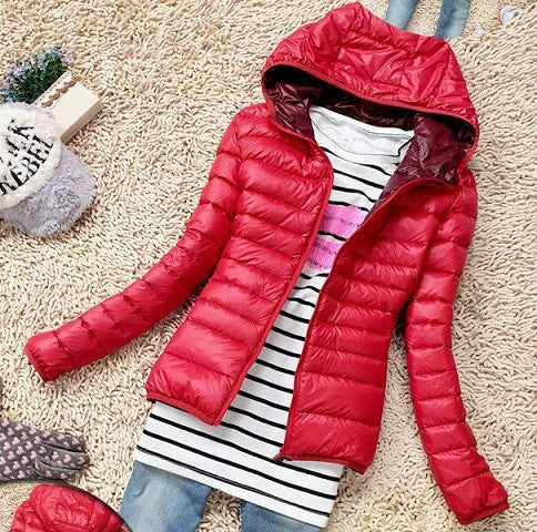 Parkas Female Down Jacket Women Coat Color Overcoat Women Jacket Parka