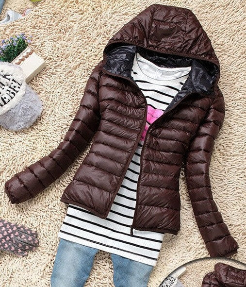 Parkas Female Down Jacket Women Coat Color Overcoat Women Jacket Parka