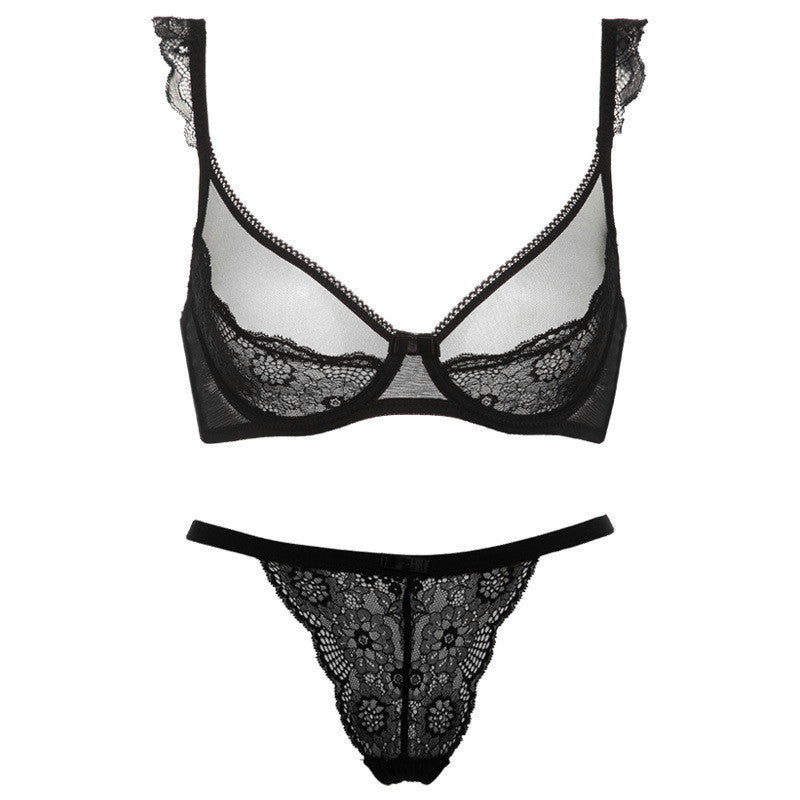 Online discount shop Australia - Joy Alice  new 32 34 36 38 B C D Big Cup Lace Bra Panties Set Thin Cup Bombshell Underwear Set Sexy Lingerie Set & Intimates