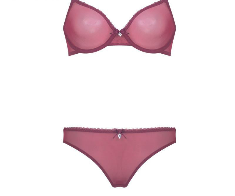Women Lace Lingerie Bras Set Push Up Bra & Pants Transparent Bra Sets Under wire Unlined Underwear