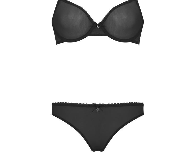 Women Lace Lingerie Bras Set Push Up Bra & Pants Transparent Bra Sets Under wire Unlined Underwear