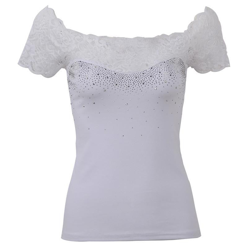 Online discount shop Australia - GLO-STORY Band Women T shirt New Arrive 3Color O-neck Short Sleeve  T-Shirt Solid Tee Shirt Tops