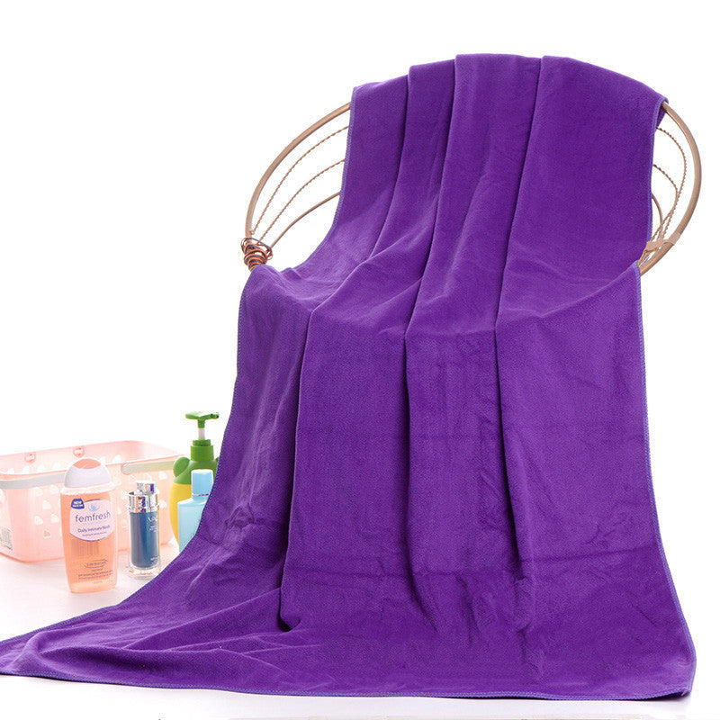 Online discount shop Australia - 140x70cm Supersoft Microfiber Beach Towel Microfibre Bath Towel Sports Towel Gym Fast Drying Cloth Extra Large B5