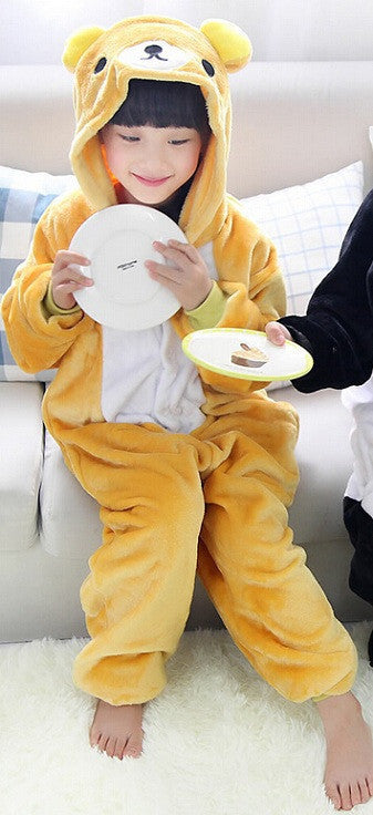 Online discount shop Australia - New Baby Boys Girls Pajamas Children Flannel Animal funny animal Stitch panda Pajamas Kid Onesie Sleepwear