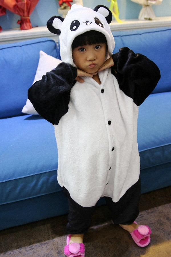 Online discount shop Australia - New Baby Boys Girls Pajamas Children Flannel Animal funny animal Stitch panda Pajamas Kid Onesie Sleepwear