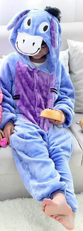 Online discount shop Australia - New Baby Boys Girls Pajamas Children Flannel Animal funny animal Stitch panda Pajamas Kid Onesie Sleepwear