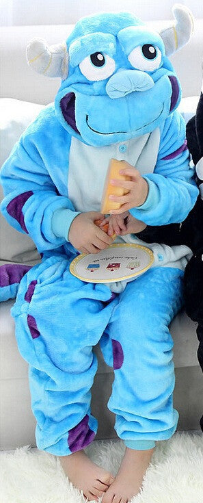 Online discount shop Australia - New Baby Boys Girls Pajamas Children Flannel Animal funny animal Stitch panda Pajamas Kid Onesie Sleepwear