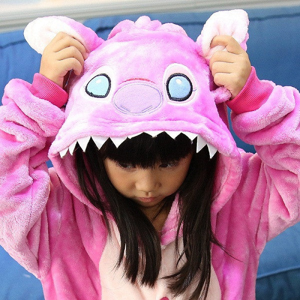 Online discount shop Australia - New Baby Boys Girls Pajamas Children Flannel Animal funny animal Stitch panda Pajamas Kid Onesie Sleepwear