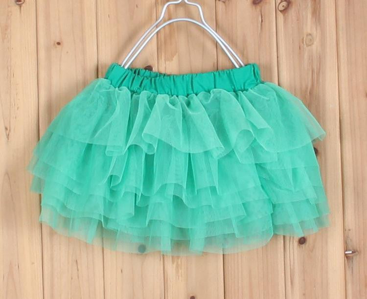 2-10Y New Fashion Children Girl Tutu Skirts Baby Ballerina Skirt Kids Chiffon Fluffy Casual Candy 7 Color Skirt - CelebritystyleFashion.com.au online clothing shop australia