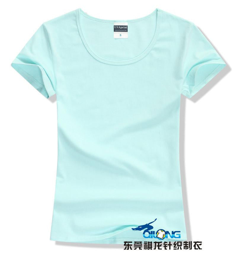 Online discount shop Australia - Brand New fashion women brand tee tops Short Sleeve Cotton tops for women clothing solid O-neck t shirt ,