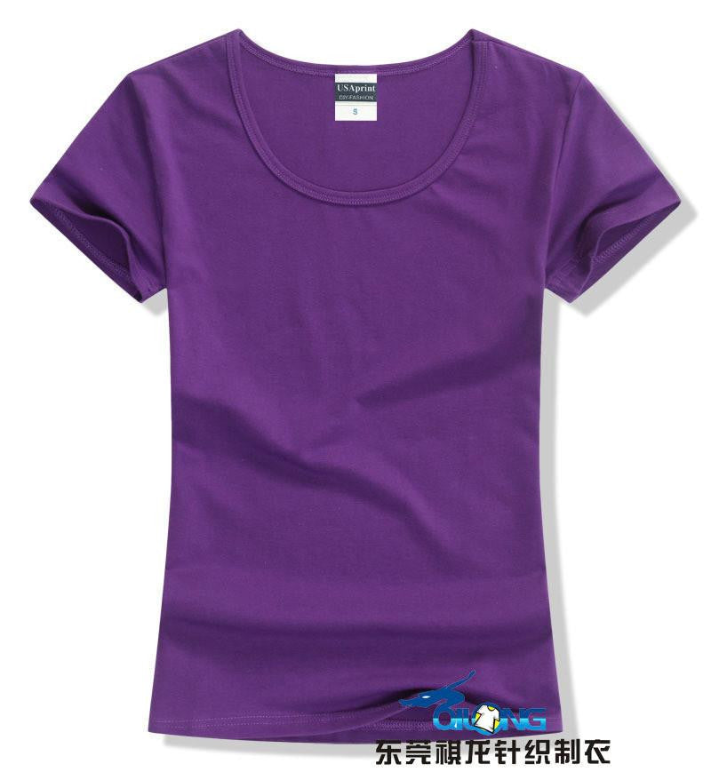 Online discount shop Australia - Brand New fashion women brand tee tops Short Sleeve Cotton tops for women clothing solid O-neck t shirt ,