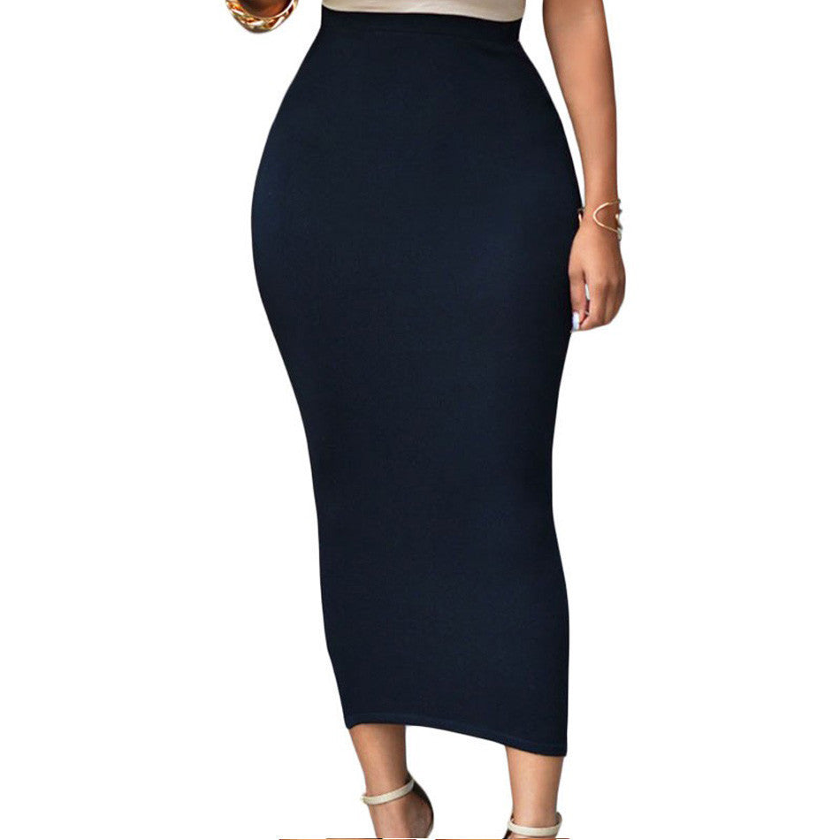 Online discount shop Australia - Casual Female Long Skirt Black High Waist Long Tight Maxi Skirts For Women Maxi Pencil Women Long Skirt High Waist