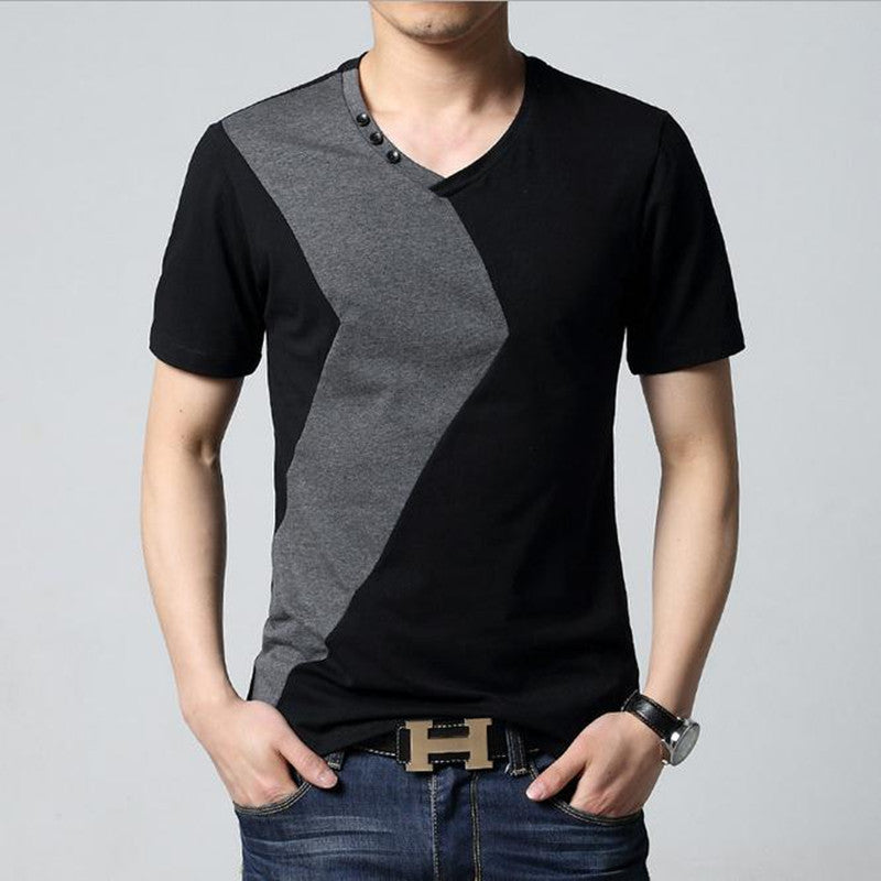 6 Designs Mens T Shirt Slim Fit Crew Neck T-shirt Men Short Sleeve Shirt Casual tshirt Tee Tops Mens Short Shirt Size M-5XL - CelebritystyleFashion.com.au online clothing shop australia