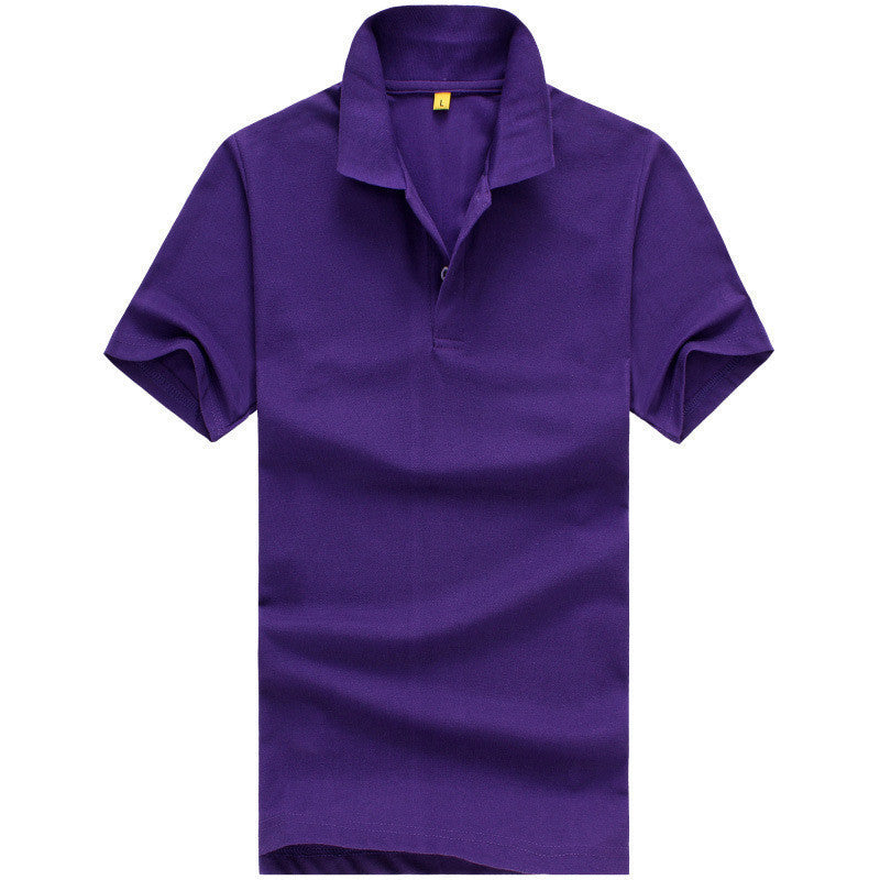 Online discount shop Australia - Men solid polo shirt Clothing short Tees for style casual tops YL03