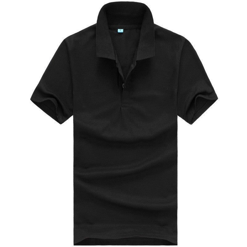 Online discount shop Australia - Men solid polo shirt Clothing short Tees for style casual tops YL03